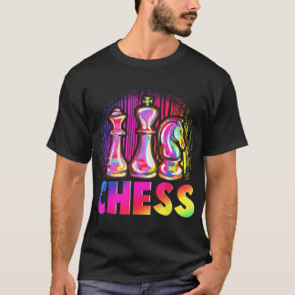 女の子と男の子のチェスのチームのためのチェスギフト Tシャツ