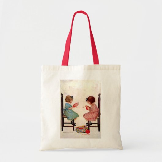 女の子と糸 – バッグ (正面)