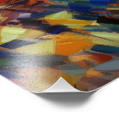 女の子と紅葉印象主義 フォトプリント            (角)