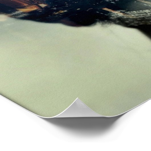 女の子と街 ポスター (角)