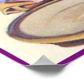 女の子と車 ポスター (角)