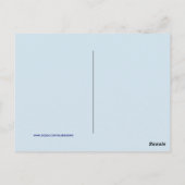 女の子と馬のクリスマスポストカード ポストカード (裏面)