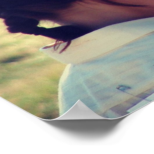 女の子と馬 ポスター (角)