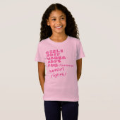 女の子にちょうど基本的な人権がありたいと思います! Tシャツ (正面フル)