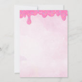 女の子になれる甘い3rd誕生日の招待 招待状 (裏面)