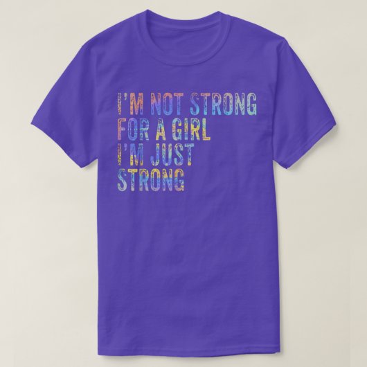 女の子には強くない女の子には強いフェミニストV Tシャツ (デザイン正面)