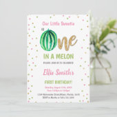 女の子にも男の子にもぴったりなスイートサマー パーティーカード 招待状 (スタンド正面)