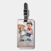 女の子にキスした事は？ ラゲッジタグ (正面縦)