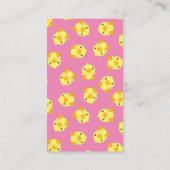 女の子にシャワーピンク エンクロージャーカード (裏面)