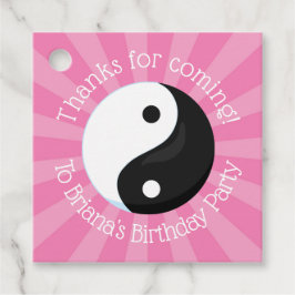 女の子にラベルを勧める フェイバータグ