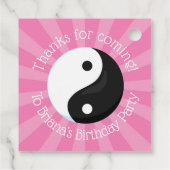 女の子にラベルを勧める フェイバータグ (裏面)