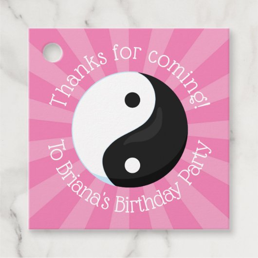 女の子にラベルを勧める フェイバータグ (正面)