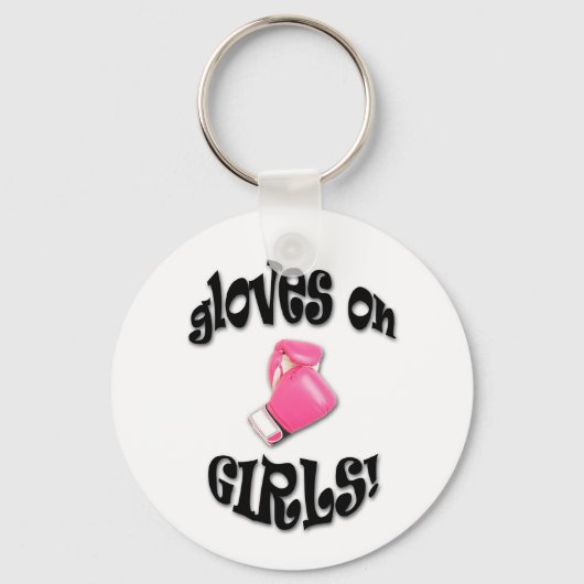 女の子に手袋! キーホルダー (正面)