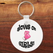 女の子に手袋! キーホルダー (正面)