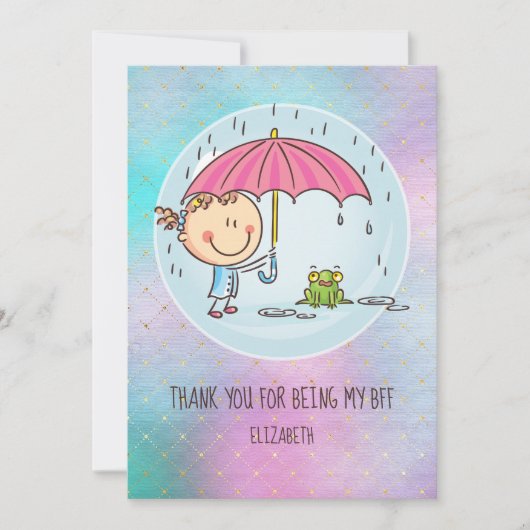 女の子のお友達へのBFFのかわいいプレゼントかわいい (正面)