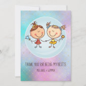 女の子のお友達へのBFFのかわいいプレゼントかわいい (正面)