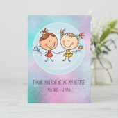 女の子のお友達へのBFFのかわいいプレゼントかわいい (スタンド正面)