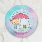 女の子のお友達へのBFFのかわいいプレゼントかわいい フェイバータグ (正面)