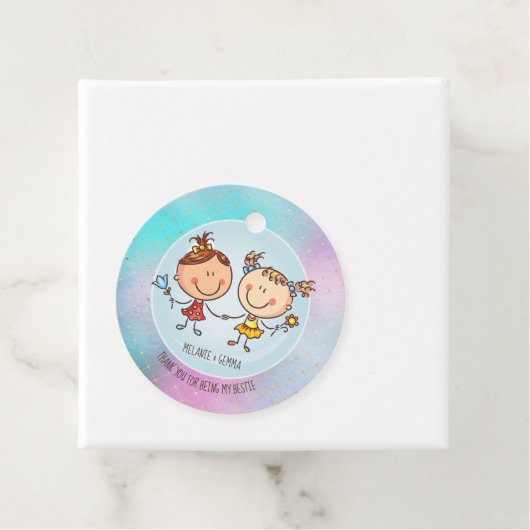 女の子のお友達へのBFFのかわいいプレゼントかわいい フェイバータグ (インサイチュ)