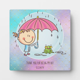 女の子のお友達へのBFFのかわいいプレゼントかわいい フォトプラーク