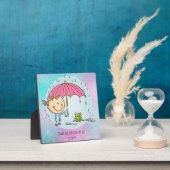 女の子のお友達へのBFFのかわいいプレゼントかわいい フォトプラーク (インサイチュ)