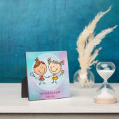 女の子のお友達へのBFFのかわいいプレゼントかわいい フォトプラーク (インサイチュ)