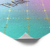 女の子のお友達へのBFFのかわいいプレゼントかわいい ポスター (角)