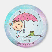 女の子のお友達へのBFFのかわいいプレゼントかわいい マグネット (正面)