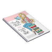 女の子のかわいらしいノートかジャーナル ノートブック (右側)