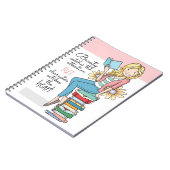 女の子のかわいらしいノートかジャーナル ノートブック (左側)