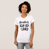 女の子のしっかりした土台T Tシャツ (正面フル)