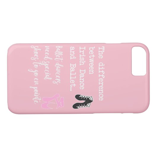 女の子のためのおもしろいなアイルランド人のダンスvのバレエのギフトのデザイン Case-Mate iPhoneケース (裏面(横))