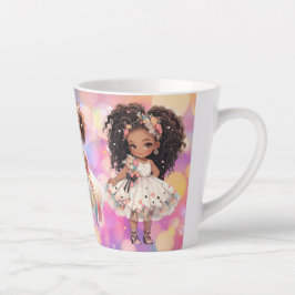 女の子のためのかわいいマグカップ カフェラテマグ