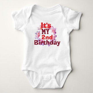 女の子のためのかわいい3歳の誕生日ベビーボディスーツ ベビーボディスーツ
