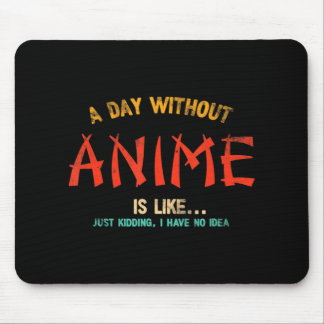 女の子のためのアニメ日本ののマーチの贈り物のない日 マウスパッド
