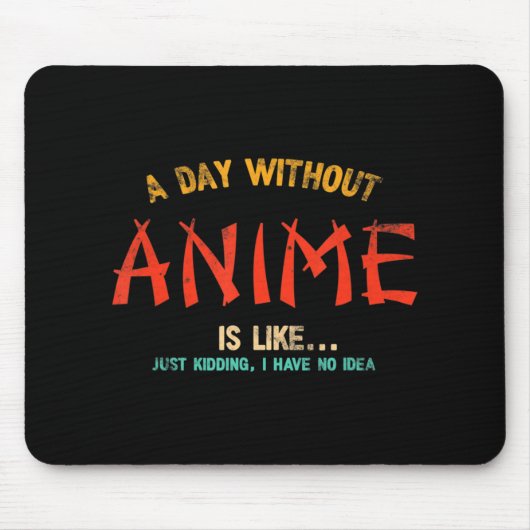 女の子のためのアニメ日本ののマーチの贈り物のない日 マウスパッド (正面)