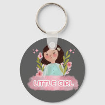 女の子のためのアルミニウム製キーチェーン