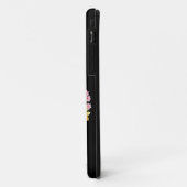 女の子のためのウサギのグラフィックフローラ春時間 Case-Mate iPhoneケース (裏面/左)