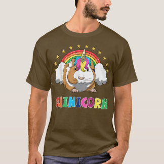 女の子のためのギニア豚のシャツUnicorn Gui Tシャツ