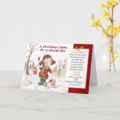 女の子のためのクリスマスゲーム。非表示の8つのアイテムを検索 カード (黄色い花)