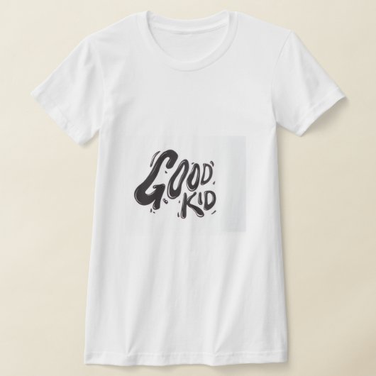 女の子のためのグッドキッドパーカー Tシャツ (レイダウン)