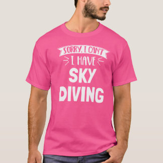 女の子のためのスカイダイビング男の子 Tシャツ