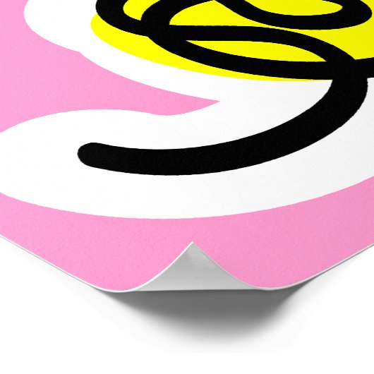 女の子のためのテニスのポスター ポスター (角)