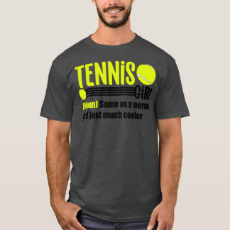 女の子のためのテニス選手のギフト Tシャツ