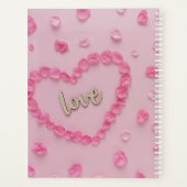 女の子のためのハートとプランナー プランナー手帳 (裏面)