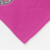 女の子のためのパーソナライズなフリースのバスケットボール毛布 フリースブランケット (角)