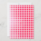 女の子のためのピザパーティー誕生日招待状 招待状 (裏面)