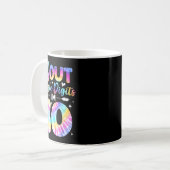 女の子のためのピースマークのダブル数字10歳の誕生日B コーヒーマグカップ (正面左)