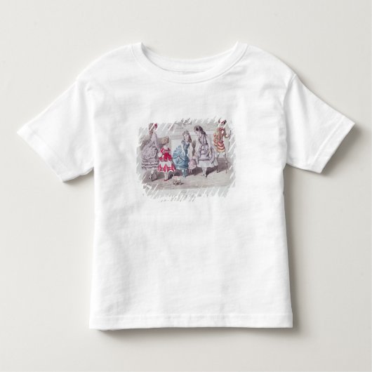 女の子のためのファッション、'ジャーナル・デ・ザ トドラーTシャツ (正面)