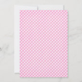 女の子のためのフェスタ・メキシコの赤ちゃんシャワーのタコ 招待状 (裏面)